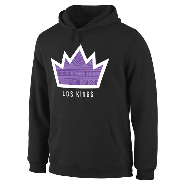 NBA Men Sacramento Kings Noches Enebea Pullover Hoodie  Black